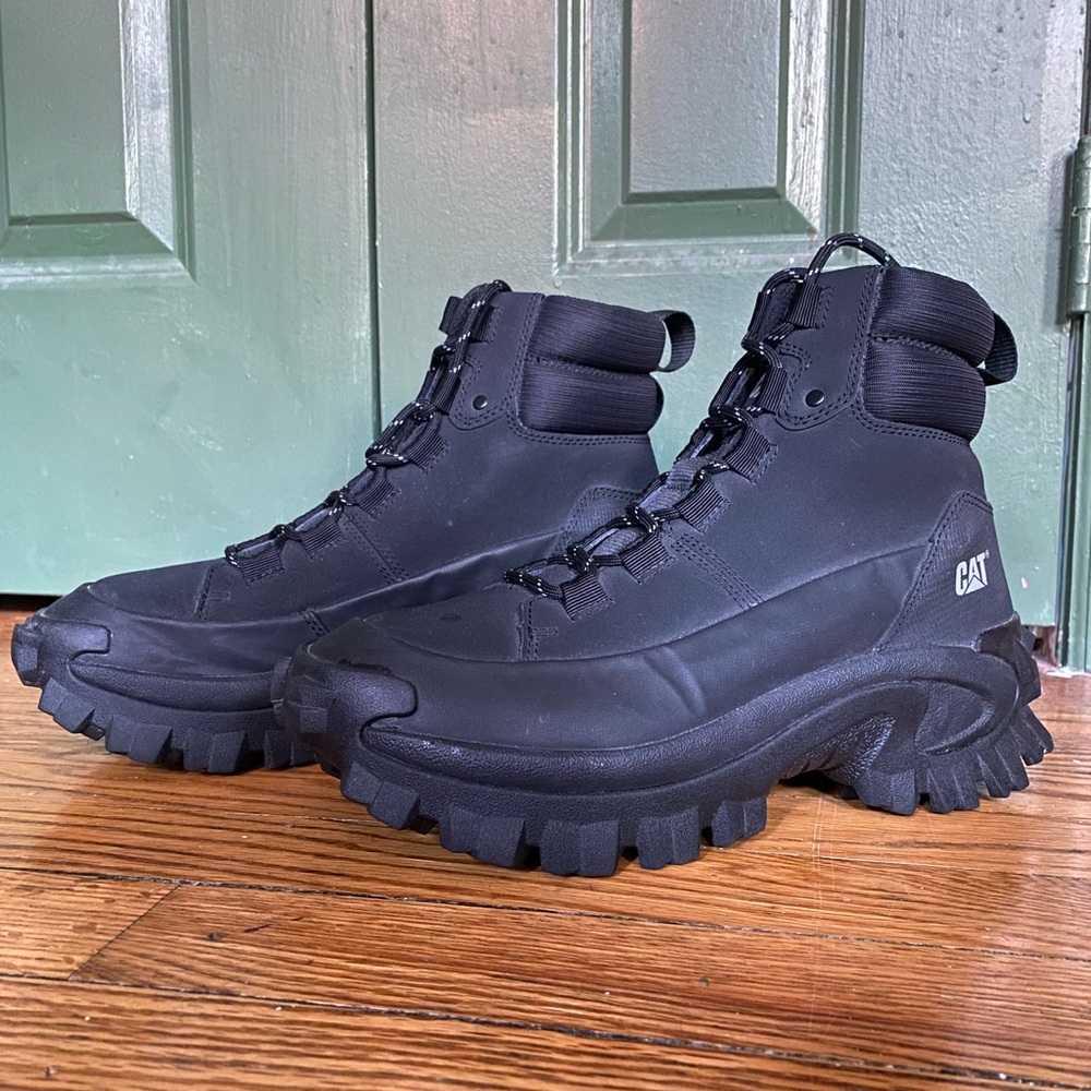 Cat Footwear Trespass Waterproof Galosh Black Boots